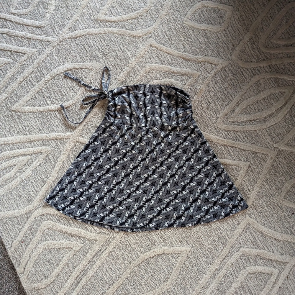 Patagonia Stretch Printed Skirt with Ruched Waistband